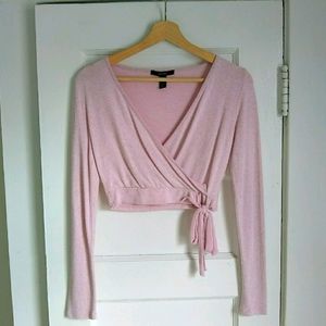 Forever 21 Pink Crop Top S